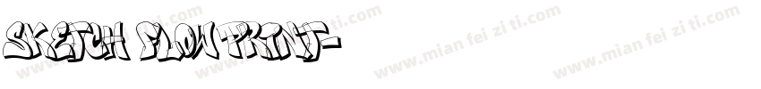 Sketch Flow Print字体转换